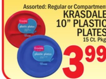 C Town Krasdale 10 plastic plates offer