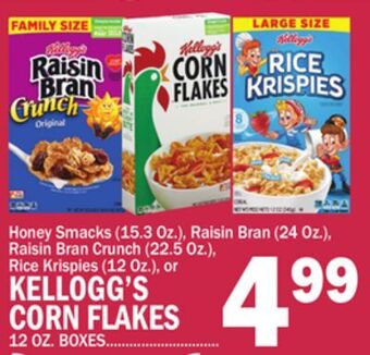 C Town Kellogg's corn flakes 12 oz. boxes offer