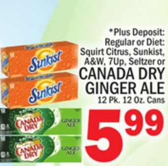 C Town Canada dry ginger ale offer