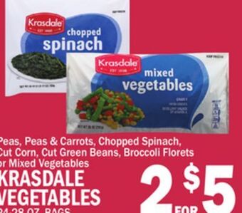 C Town Krasdale vegetables offer