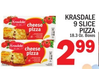 C Town Krasdale 9 slice pizza offer