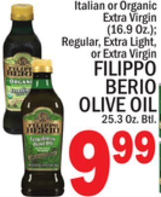 C Town Filippo berio olive oil 25.3 oz. btl offer