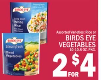 C Town Birds eye vegetables offer