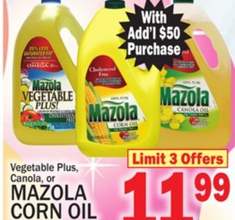 C Town Mazola corn oil offer