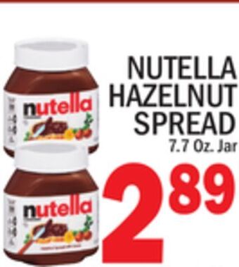 C Town Nutella hazelnut spread offer
