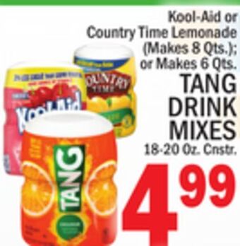 C Town Tang drink mixes 18-20 oz. cnstr offer