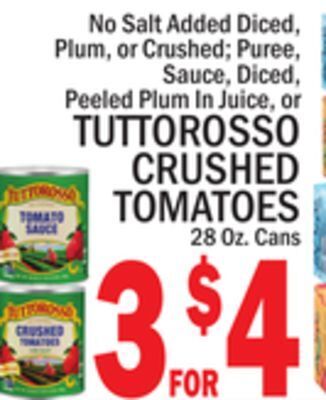 C Town Tuttorosso crushed tomatoes offer