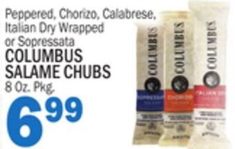 C Town Columbus salame chubs offer