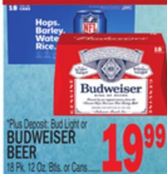 C Town Budweiser beer offer