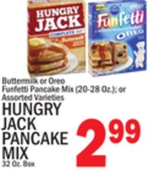 C Town Hungry jack pancake mix 32 oz. box offer