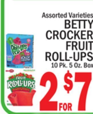 C Town Betty crocker fruit roll-ups offer