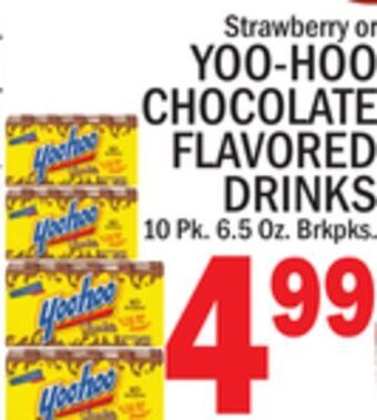 C Town Yoo-hoo chocolate flavored drinks offer