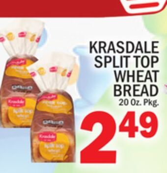 C Town Krasdale split top wheat bread offer