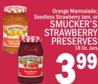C Town Smucker's strawberry preserves offer