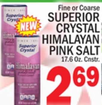 C Town Superior crystal himalayan pink salt offer