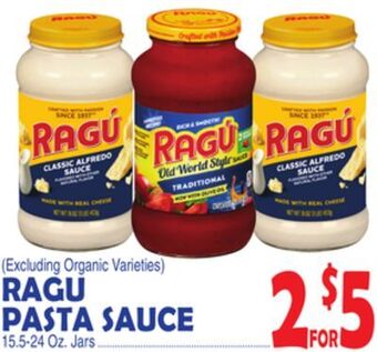 Bravo Supermarkets Ragu pasta sauce offer