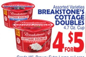 Bravo Supermarkets Breakstone's cottage doubles offer