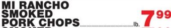 Bravo Supermarkets Mi rancho smoked pork chops offer
