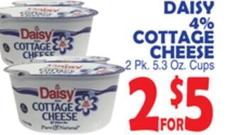 Bravo Supermarkets Daisy 4% cottage cheese offer