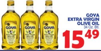 Bravo Supermarkets Goya extra virgin olive oil offer