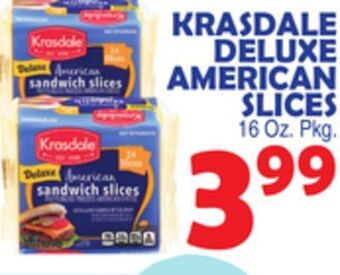 Bravo Supermarkets Krasdale deluxe american slices offer