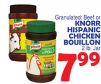 Bravo Supermarkets Knorr hispanic chicken bouillon offer