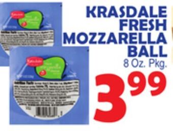 Bravo Supermarkets Krasdale fresh mozzarella ball offer