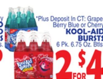 Bravo Supermarkets Kool-aid bursts offer