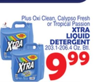 Bravo Supermarkets Xtra liquid detergent offer