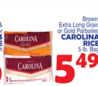 Bravo Supermarkets Carolina rice offer