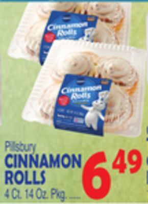 Bravo Supermarkets Pillsbury cinnamon rolls offer
