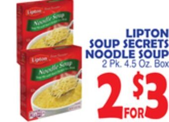 Bravo Supermarkets Lipton soup secrets noodle soup offer