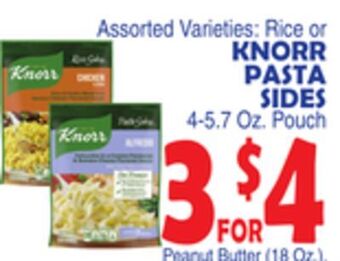 Bravo Supermarkets Knorr pasta sides offer