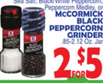 Bravo Supermarkets Mccormick black peppercorn grinder offer