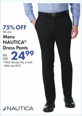 Boscov's Mens nautica dress pants offer