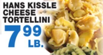 Bravo Supermarkets Hans kissle cheese tortellini offer