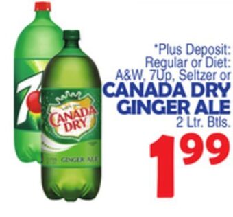 Bravo Supermarkets Canada dry ginger ale offer