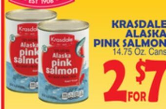 Bravo Supermarkets Krasdale alaska pink salmon offer