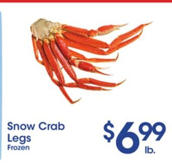 Price Rite Snow crab legs offer