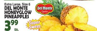 Bravo Supermarkets Del monte honeyglow pineapples offer