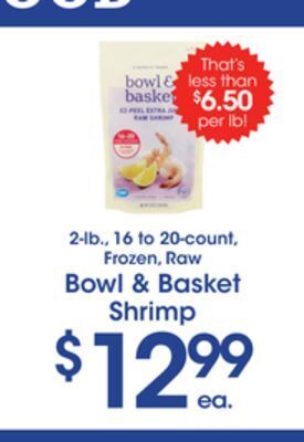 Price Rite Bowl & basket shrimp offer