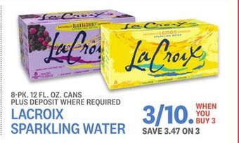 Kings Food Markets Lacroix sparkling water offer