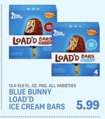 Kings Food Markets Blue bunny load'd ice cream bars offer