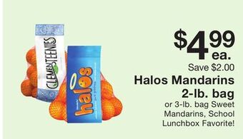 Fairway Store Market Halos mandarins offer