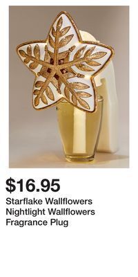 Bath & Body Works Starflake wallflowers nightlight wallflowers fragrance plug offer
