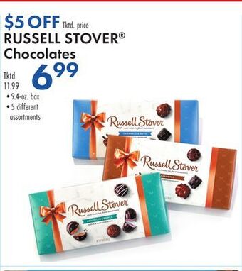 Boscov's Russell stover chocolates offer