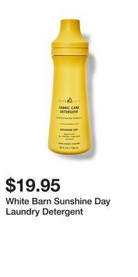 Bath & Body Works White barn sunshine day laundry detergent offer