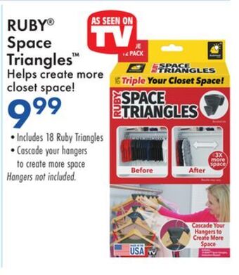 Boscov's Ruby space triangles offer