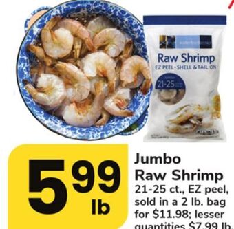 ACME Jumbo raw shrimp offer
