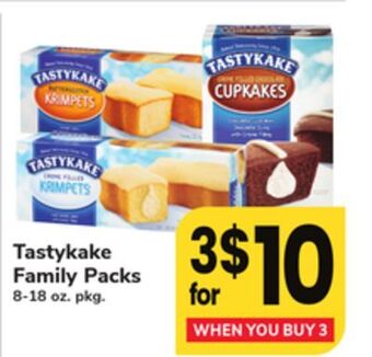 ACME Tastykake family packs offer